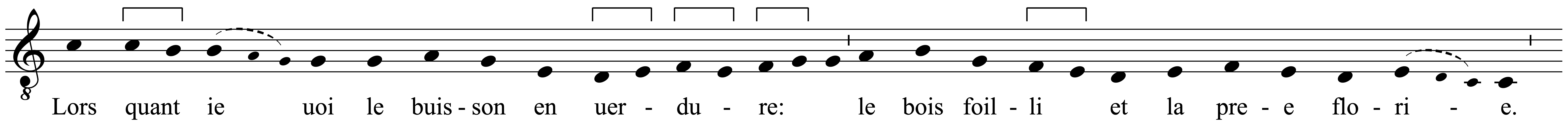 Work musical notation